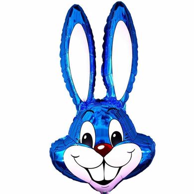 Фольгована кулька Кролик синій