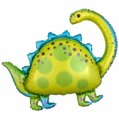 Фольгована кулька Бронтозавр динозавр