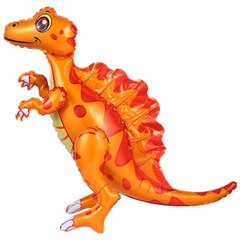Фольгована кулька Динозавр Спінозавр помаранчевий