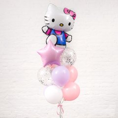 Фонтан кульок "Кітті з бантиком"