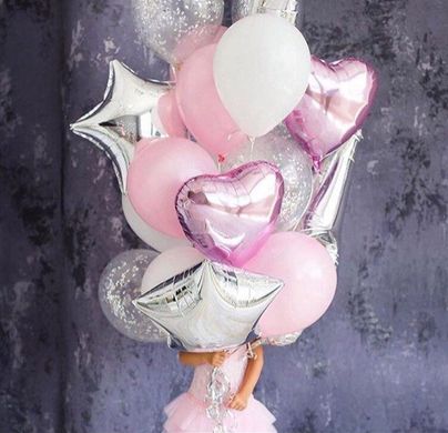 Фонтан кульок "Зірки та конфетті"