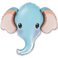 Фольгована кулька Голова слоника (3 кольори)