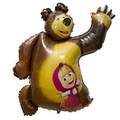 Фольгована кулька Маша та Ведмідь