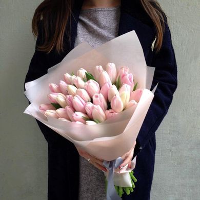 31 розовый тюльпан