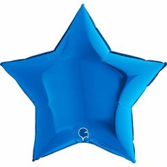 Фольгована зірка Синя "36"