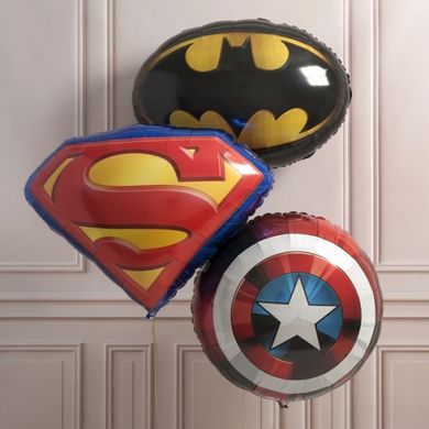 Фольговані кульки "Емблеми сепергероїв"