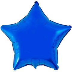 Фольгована зірка Металік Синя