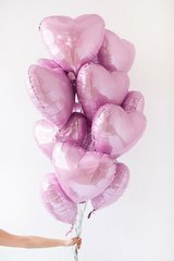 Фонтан кульок "Рожеві серця"