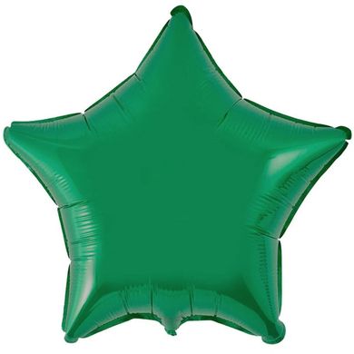 Фольгована зірка Металік Зелена