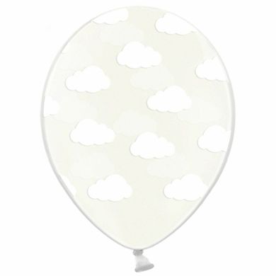 Гелієва куля з малюнком Білі хмари